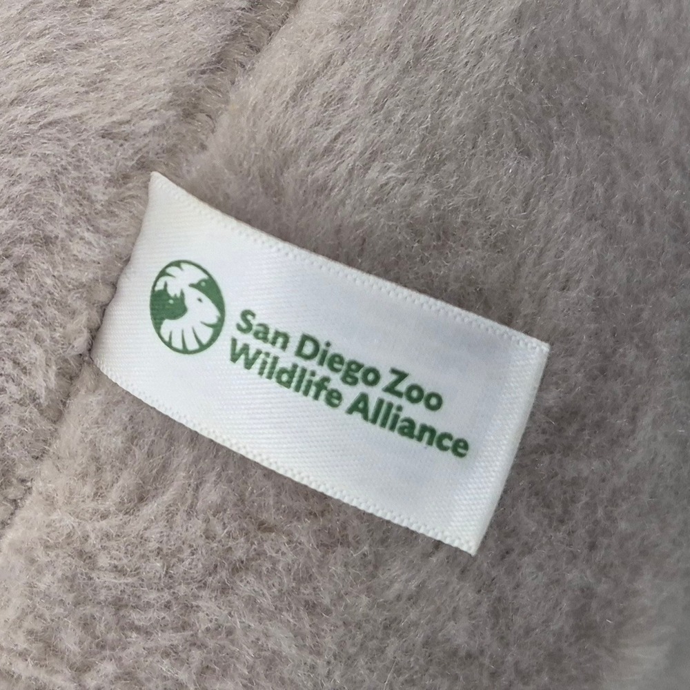 Aurora San Diego Zoo Wildlife Alliance Hippo Plush Gray Stuffed Animal 2022 - Picture 6 of 9